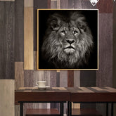 Toile - Black & White Mufasa